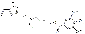 3,4,5-Trimethoxybenzoic acid 4-[ethyl[2-(1H-indol-3-yl)ethyl]amino]butyl ester CAS#: 1061-89-8