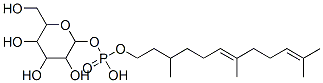[3,4,5-trihydroxy-6-(hydroxymethyl)oxan-2-yl]oxy-(3,7,11-trimethyldodeca-6,10-dienoxy)phosphinic acid CAS#: 220496-27-5