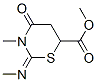 3,4,5,6-Tetrahydro-3-methyl-2-(methylimino)-4-oxo-2H-1,3-thiazine-6-carboxylic acid methyl ester CAS#: 16238-42-9