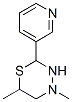 3,4,5,6-Tetrahydro-4,6-dimethyl-2-(3-pyridinyl)-2H-1,3,4-thiadiazine CAS#: 15620-54-9