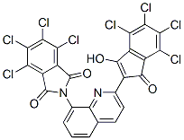 3,4,5,6-tetrachloro-N-[2-(4,5,6,7-tetrachloro-3-hydroxy-1-oxo-1H-inden-2-yl)-8-quinolyl]phthalimide CAS#: 27692-59-7