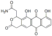 (+)-3,4,6,11-Tetrahydro-10,12-dihydroxy-3,6,11-trioxo-1H-anthra[2,3-c]pyran-1-acetamide CAS#: 12794-19-3