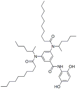 3,5-Bis(2-hexyldecanoylamino)-2',5'-dihydroxybenzanilide CAS#: 110011-21-7
