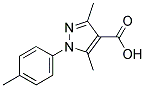 3,5-DIMETHYL-1-(4-METHYLPHENYL)-1H-PYRAZOLE-4-CARBOXYLIC ACID CAS#: 108444-21-9