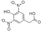 3,5-DINITRO-4-HYDROXYPHENYLACETIC ACID CAS#: 10463-37-3