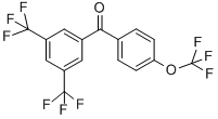 [3,5-DI(TRIFLUOROMETHYL)PHENYL][4-(TRIFLUOROMETHOXY)PHENYL]METHANONE CAS#: 257880-90-3
