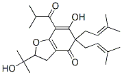 3,5-Dihydro-6-hydroxy-2-(1-hydroxy-1-methylethyl)-5,5-bis(3-methyl-2-butenyl)-7-(2-methyl-1-oxopropyl)-4(2H)-benzofuranone CAS#: 18944-21-3