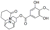 3,5-Dihydroxy-4-methoxybenzoic acid 1,3,4,7,7a,8,9,10,11,13,14,14a-dodecahydro-11-oxo-7,14-methano-2H,6H-dipyrido[1,2-a:1',2'-e][1,5]diazocin-2-yl ester CAS#: 20772-38-7