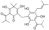 3,5-Dihydroxy-4,4-dimethyl-2-(1-oxoisobutyl)-6-[[5-(1-oxoisobutyl)-3-(3-methyl-2-butenyl)-2,4,6-trihydroxyphenyl]methyl]-2,5-cyclohexadiene-1-one CAS#: 19809-78-0