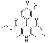 3,5-PYRIDINEDICARBOXYLIC ACID, 4-(1,3-BENZODIOXOL-5-YL)-1,4-DIHYDRO-2,6-DIMETHYL-, DIETHYL ESTER CAS#: 10354-29-7