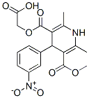 3,5-Pyridinedicarboxylic acid, 1,4-dihydro-2,6-dimethyl-4-(3-nitrophen yl)-, carboxymethyl methyl ester CAS#: 104305-95-5