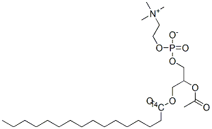 3,5,9-Trioxa-4-phosphapentacosan-1-aminium-10-14C,7-(acetyloxy)-4-hydroxy-N,N,N-trimethyl-10-oxo-,innersalt,4-oxide] CAS#: 112015-19-7