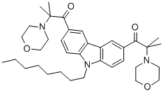 3,6-BIS(2-METHYL-2-MORPHOLINOPROPIONYL)-9-OCTYLCARBAZOLE CAS#: 104005-37-0