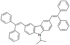 3,6-bis-(2,2-Diphenylethenyl)-9-(1-methylethyl)-9H-carbazole CAS#: 200697-94-5