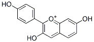 3,7-Dihydroxy-2-(4-hydroxyphenyl)-1-benzopyrylium CAS#: 23130-31-6
