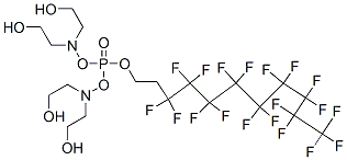 3,7-bis(2-hydroxyethyl)-5-[(3,3,4,4,5,5,6,6,7,7,8,8,9,9,10,10,11,11,11-nonadecafluoroundecyl)oxy]-4,6-dioxa-3,7-diaza-5-phosphanonane-1,9-diol 5-oxide CAS#: 101896-21-3