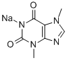3,7-dihydro-3,7-dimethyl-1H-purine-2,6-dione, sodium salt CAS#: 1010-59-9