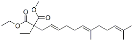 3,7,11-Trimethyl-2,6,10-dodecatrienylmalonic acid diethyl ester CAS#: 26732-80-9