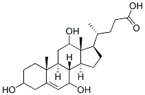 3,7,12-trihydroxy-5-cholenoic acid CAS#: 108906-88-3