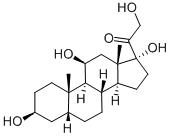 3B,11B,17ALPHA,21-Tetrahydroxy-5B-pregnan-20-one CAS#: 15734-50-6