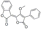 (3E)-3-(3-Methoxy-5-oxo-4-phenyl-2(5H)-furanylidene)-1-benzofuran-2(3H )-one CAS#: 23670-24-8