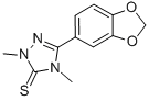 3H-1,2,4-Triazole-3-thione, 2,4-dihydro-5-(1,3-benzodioxol-5-yl)-2,4-d imethyl- CAS#: 110623-40-0
