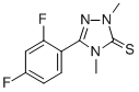 3H-1,2,4-Triazole-3-thione, 2,4-dihydro-5-(2,4-difluorophenyl)-2,4-dim ethyl- CAS#: 110623-35-3
