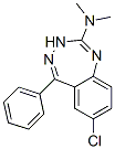3H-1,3,4-Benzotriazepin-2-amine, 7-chloro-N,N-dimethyl-5-phenyl- CAS#: 105448-18-8