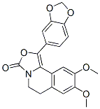 3H-Oxazolo[4,3-a]isoquinolin-3-one,  1-(1,3-benzodioxol-5-yl)-5,6-dihydro-8,9-dimethoxy- CAS#: 112970-21-5