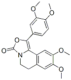 3H-Oxazolo[4,3-a]isoquinolin-3-one,  1-(3,4-dimethoxyphenyl)-5,6-dihydro-8,9-dimethoxy- CAS#: 112970-20-4