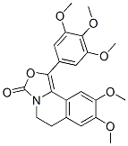 3H-Oxazolo[4,3-a]isoquinolin-3-one,  5,6-dihydro-8,9-dimethoxy-1-(3,4,5-trimethoxyphenyl)- CAS#: 112970-26-0