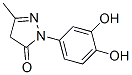 3H-Pyrazol-3-one, 2-(3,4-dihydroxyphenyl)-2,4-dihydro-5-methyl- (9CI) CAS#: 107430-41-1