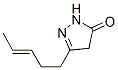 3H-Pyrazol-3-one,  2,4-dihydro-5-(3-pentenyl)-  (9CI) CAS#: 264209-19-0