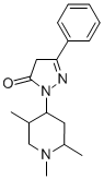 3H-Pyrazol-3-one, 2,4-dihydro-5-phenyl-2-(1,2,5-trimethyl-4-piperidiny l)- CAS#: 102689-19-0