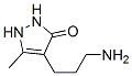 3H-Pyrazol-3-one, 4-(3-aminopropyl)-1,2-dihydro-5-methyl- CAS#: 214839-77-7