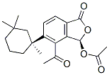 (3R)-4-Acetyl-1,3-dihydro-1-oxo-5-[(1S)-1,3,3-trimethylcyclohexyl]isobenzofuran-3-ol acetate CAS#: 102396-22-5