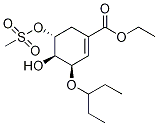(3R,4R,5R)-3-(1-Ethylpropoxy)-4-hydroxy-5-[(Methylsulfonyl)oxy]-1-cyclohexene-1-carboxylic Acid Ethyl Ester CAS#: 204254-92-2