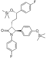 (3R,4S)-1-(4-Fluorophenyl)-3-((S)-3-(4-fluorophenyl-3-(trimethylsilyloxy)propyl)-4-(4-(trimethylsilyloxy)phenyl)azetidin-2-one CAS#: 272778-13-9