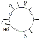 (3R,5E,7S,9R,11E,13S,14R)-14-Ethyl-13-hydroxy-3,5,7,9,13-pentamethyloxacyclotetradeca-5,11-diene-2,4,10-trione CAS#: 20509-23-3