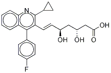 (3R,5R,6E)-7-[2-Cyclopropyl-4-(4-fluorophenyl)-3-quinolinyl]-3,5-dihydroxy-6-heptenoic Acid CalciuM Salt CAS#: 254452-96-5