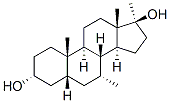 (3R,5R,7R,17S)-7,10,13,17-tetramethyl-1,2,3,4,5,6,7,8,9,11,12,14,15,16-tetradecahydrocyclopenta[a]phenanthrene-3,17-diol CAS#: 13611-10-4