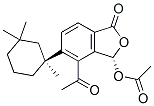 (3S)-4-Acetyl-1,3-dihydro-1-oxo-5-[(1S)-1,3,3-trimethylcyclohexyl]isobenzofuran-3-ol acetate CAS#: 102396-21-4