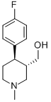 (3S,4R)-4-(4-Fluorophenyl)-3-hydroxymethyl-1-methylpiperidine CAS#: 105812-81-5