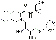 (3S,4aS,8aS)-2-[(2R,3R)-3-[(3-Amino-2-hydroxy-4-phenythiobutyl]-decahydro-N-(2-hydroxy-1,1-dimethylethyl)-3-isoquinolinecarboxamide CAS#: 252186-41-7
