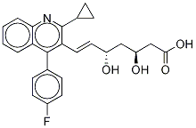 (3S,5S,6E)-7-[2-Cyclopropyl-4-(4-fluorophenyl)-3-quinolinyl]-3,5-dihydroxy-6-heptenoic Acid CalciuM Salt CAS#: 254452-92-1