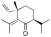 (3S,6S)-3-Vinyl-3-methyl-6-isopropyl-2-(1-methylethylidene)cyclohexanone CAS#: 21698-46-4