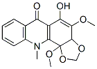 3a,11b-Dihydro-5-hydroxy-4,11b-dimethoxy-11-methyl-1,3-dioxolo[4,5-c]acridin-6(11H)-one CAS#: 17014-58-3