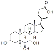 (3a,5b,6b,7a)-3,6,7-trihydroxy-Cholan-24-oic acid CAS#: 2393-58-0