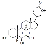 (3a,5b,6b,7b)-3,6,7-trihydroxy-Cholan-24-oic acid CAS#: 2393-59-1