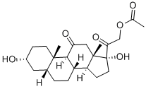 3alpha,17,21-trihydroxy-5beta-pregnane-11,20-dione 21-acetate CAS#: 17736-20-8